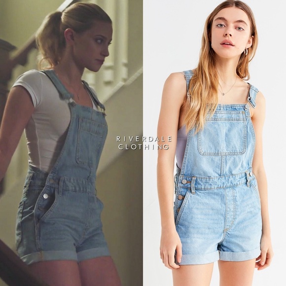 BDG Short Jean Overalls - Picture 4 of 8
